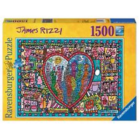 UPC 885411016815 product image for Ravensburger James Rizzi: All That Love In The Middle Of The City Jigsaw Puzzle | upcitemdb.com