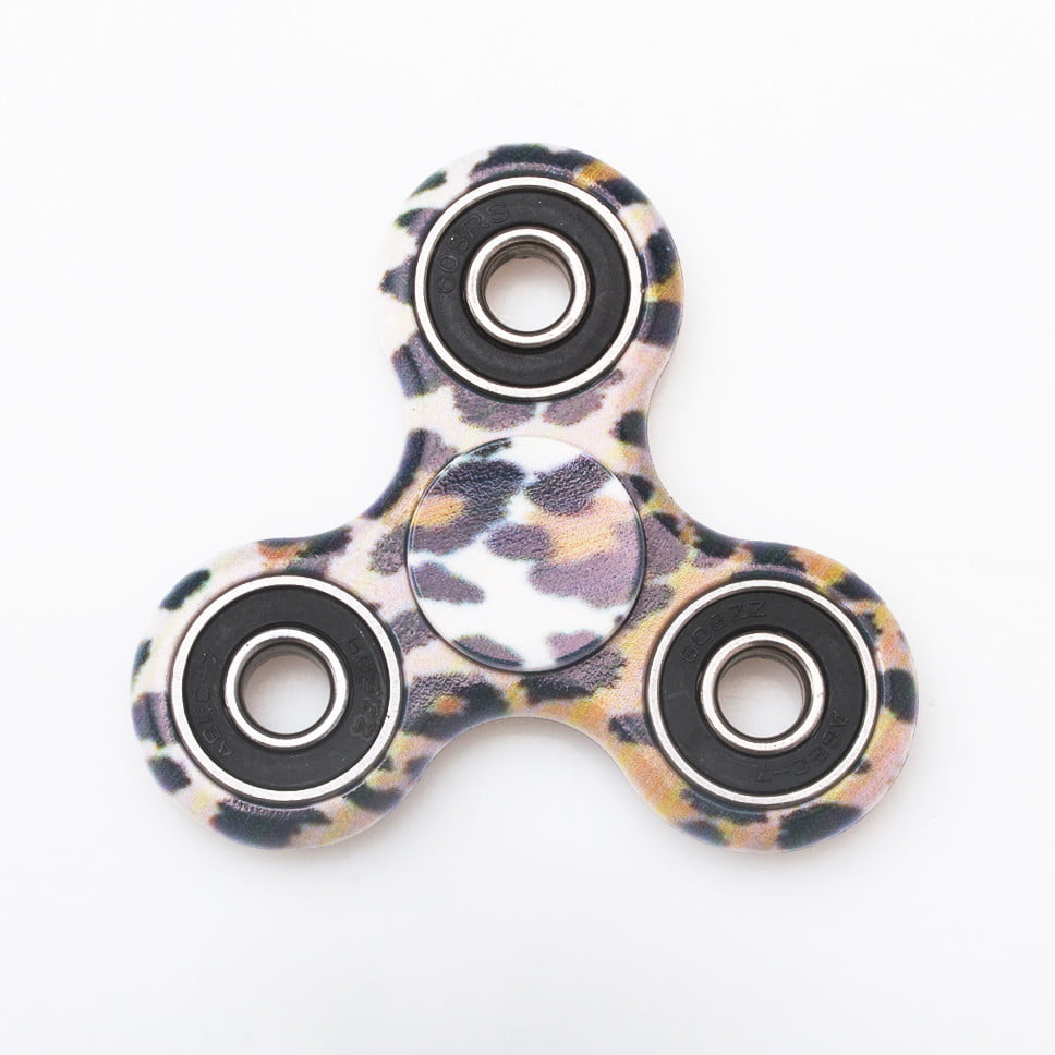 Hand Spinner Tri Fidget  ADHD Anti-anxiety Stress Relief Focus Toy EDC Gold 