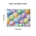 thumbnail image 2 of FCXZI Colorful Eggs Canvas Wall Art Print Home Room Decor Ready To Hang 16x12in, 2 of 6