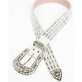 thumbnail image 2 of Wonderwest Women's Silver Glass Rhinestone Belt - WWAHO22BT1, 2 of 2