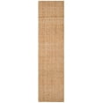 thumbnail image 3 of SAFAVIEH Natural Fiber Xavier Braided Jute Runner Rug, Natural, 2'3" x 14', 3 of 7
