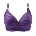 thumbnail image 3 of LSLJS Wireless Bras for Women Plus Size Push up Bras Soft Solid Color Valentine's Day Heart Printed No Underwire Lingerie, Gifts for Women, 3 of 3