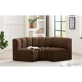 thumbnail image 2 of Bowery Hill Contemporary Soft Brown Velvet Modular Sectional, 2 of 7