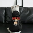 Bybiment Dog Hoodie Soft Cat Clothes, Box Bear Slogan Doll Think Pet