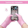 thumbnail image 6 of SwiftGrip Nitrile Disposable Gloves, Medical Exam Gloves Disposable Latex Free for Cleaning & Esthetician, Pink, Powder-Free, 1000-ct Case, Small, 6 of 11