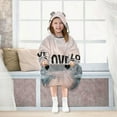 thumbnail image 7 of BZSMCE Wearable Blanket Hoodie Fashion Winter Love Scene Home Wear, 7 of 7