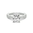 thumbnail image 4 of IGI Certified 5 Carat Radiant Shape Lab Grown Diamond Engagement Ring | 14K White Gold | Genelia Side Stone Diamond Ring | FG-VS1-VS2 Quality Friendly Diamonds, 4 of 6