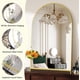 thumbnail image 2 of Qinaqin 26 x 38 Arched cm de Anchoall Mirror Moderno Profundidadorado Vanity con Elegant Arch Metálico Frame para Bathroom Dormitorio o Living Sala, 2 of 7