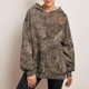 thumbnail image 1 of Health Cloth fleece-lined Amazon Autumn New Women‘s Camouflage Hoodie Maple Leaf Printed Oversized Sports Hoodie, 1 of 2