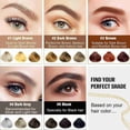 thumbnail image 4 of 4-Fork Tip Eyebrow Pen, Waterproof Brow Color for Natural Hair-Like Brows, Long-Lasting, 2ml, #01 Light Brown, 4 of 12