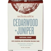Schmidt's - Natural Moisture Rich + Detoxifying Bar Soap for Face & Body Cedarwood + Juniper - 5 oz.