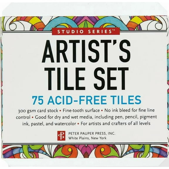 Peter Pauper Press: Studio Series Artists-Whi 75pk, (Acid-Free)v