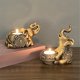 thumbnail image 4 of Candelabros de animales B-blanco, escultura de elefante, candelero para luz de té, candelabro pequeño Deco Ho, 4 of 5