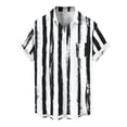thumbnail image 4 of Mens Hawaiian Shirt Short Sleeve Dress Shirts for Men Button Down Cotton Floral Shirts Casual Tropical Beach Summer Shirts White 5XL, 4 of 7