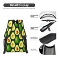 thumbnail image 4 of Yiaed Avocado Print School Backpack College Backpack Daypacks for Students High School Spacious and Durable Daypack for Work and Travel-One Size, 4 of 6