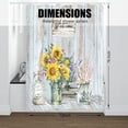 thumbnail image 4 of Decoreagy Extra Long Shower Curtain 72x78 inch Length, Country Style Shower Curtain Set for Bathroom, Water Resistant Polyester Fabric Machine Washable, 4 of 14