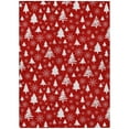thumbnail image 2 of Addison Rugs Chantille Indoor/Outdoor Transitional Holiday Red Machine Washable Rectangle Rug, 5' x 7'6", 2 of 7