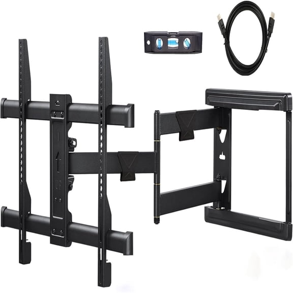 TV Mount for Most 37-75 Inch TVs, 30 Inch Long Extension Arm Corner TV Wall Mount, Full Motion Wall Mount Swivel, Tilt, Articulating VESA 600X400mm,Holds up to 100lbs