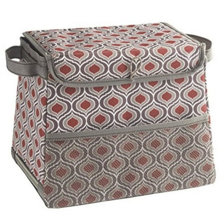 high road stablemate large covered car trash can with leakproof lining - sahara