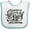 White and Blue, variant on Inktastic Inspirational Quote in a World You Can Be Anything Be Kind Boys or Girls Baby Bib