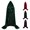 A-Army Green576, variant on XIAOCHA Halloween Hooded Velvet Cloak For Women Self Tie Front Full Length Wizard Cape