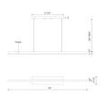 thumbnail image 2 of LP10345-BG-Kuzco Lighting-Vega - 32W LED Linear Pendant-1.5 Inches Tall and 0.75 Inches Wide-Brushed Gold Finish, 2 of 2