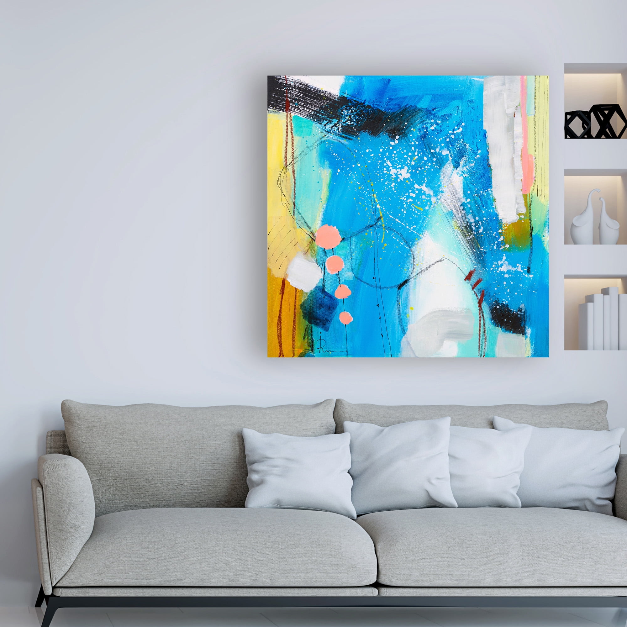 Trademark Fine Art 'Ira Ivanov Paint Expression Study 10' Canvas Art by Ira Ivanov