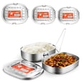 thumbnail image 2 of Baoblaze 4X Stainless Steel Bento Lunch Box Food Containers Storage Lids Medium, 2 of 7