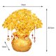 thumbnail image 3 of Feng Shui chino árbol del dinero bonsái decoración adornos amarillo cristal árbol para dormitorio, escritorio, tienda de Pequeña DYNWAVEMX Estatua del árbol de la suerte, 3 of 8