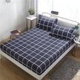 thumbnail image 5 of AuroraX King Fitted Bed Sheet Gray Fitted Sheets King Size, 5 of 6