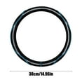 thumbnail image 3 of Car Special Steering Wheel Cover Silica Gel Carbon Fiber Fashion Splicing General Purpose Leather Steering Wheel Cover, 3 of 6