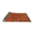 thumbnail image 2 of Ahgly Company Indoor Rectangle Oriental Orange Modern Area Rugs, 2' x 5', 2 of 4