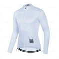 thumbnail image 3 of Maillots de ciclismo para hombre, camisetas blancas de manga larga para otoño, ropa de ciclismo de montaña, camisetas de equipo profesional, ropa de bicicleta, Mallot Ciclismo Hombre, 3 of 5