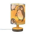 thumbnail image 2 of Cute Fat Penguin Bedside Desk Lamp LED Table Nightstand Lamps Warm Light Fabric Lampshade for Home Bedroom Office Living Room Decor, 2 of 7
