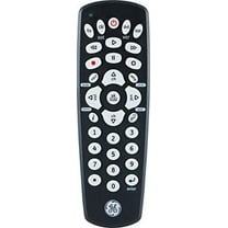 GE 4-Device Universal TV Remote Control in Black, 34708