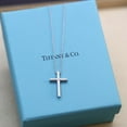thumbnail image 2 of Tiffany & Co. Collier Croix en Argent, 2 of 5
