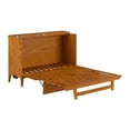 thumbnail image 3 of AFI Sienna Queen Wood Murphy Bed Chest with Built-in Charger, Light Toffee, 3 of 6
