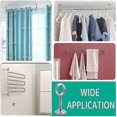 thumbnail image 3 of 4pcs Ceiling Mount Curtain Bracket,stainless Steel Closet Pole Wardrobe Pole Holder25mm GuanGuan, 3 of 4