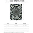 thumbnail image 4 of Blanket, Spiral Optical Illusion Gif Blankets For Couch Washable Lightweight, 4 of 9