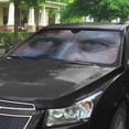 thumbnail image 4 of 3D Hannibal Lecter Eyes Windshield Sunshade Universal Fit Cars Suv Truck, 4 of 7