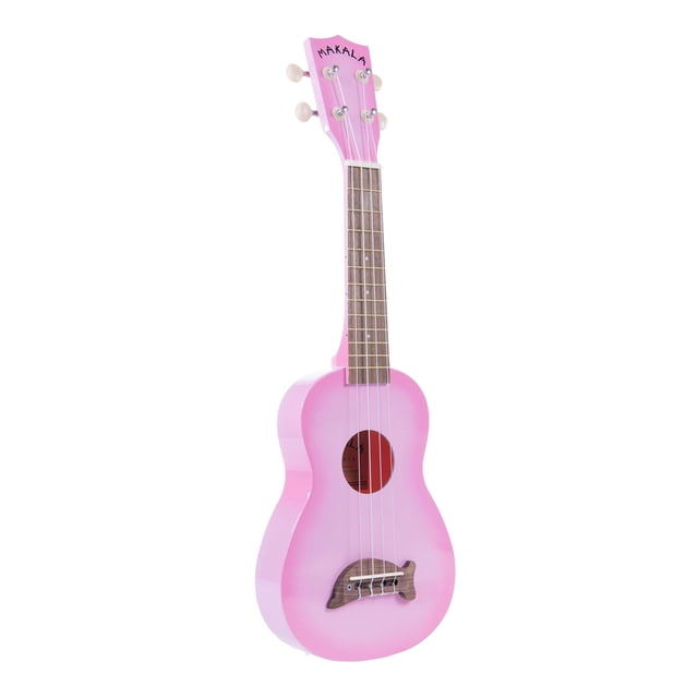 Ukulele Kala Soprano Pink Burst Delfín de Palisandro