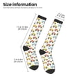 thumbnail image 5 of Fotbe Cartoon Monster Trucks print Women's Men's Novelty Crew Socks Cotton Socks Knee High Socks for Walking,Running,Nurses,Pregnancy, 5 of 9