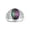 Alexandrite, variant on Men's Rings 14K White Gold Nugget Ring with Cabochon Gemstone & Diamonds Emerald Rings For Men Size 8