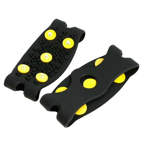 2 Sets Shoe Grippers for Ice and Snow Crampons Grips Travel