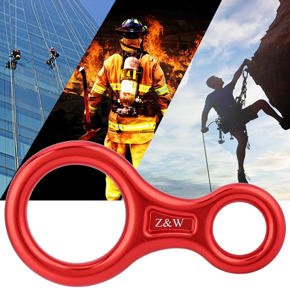 LYUMO Figure 8 Climbing Descender, Outdoor Rock Climbing Equipment 35KN