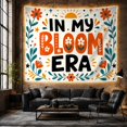 thumbnail image 6 of Floral Garden Bloom with Era Main Rounded Hand, Nostalgic Vintage for Botanical Art Lovers, Botanical Wall Decor, Valentine'S Day Gift, Tapestry Wall Hanging for Bedroom and Dorm, 6 of 7