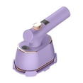 thumbnail image 1 of Mini vaporizador de viaje de viaje de hierro de hierro mango plegable manejo de portátil hierro de de vapia para profesionales de tela de Violeta, 1 of 9