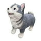 thumbnail image 5 of Figura de cachorro de pie, modelo animal, decoración, pequeño, coleccionable, divertido adorno de resina de husky siberiano aullando para mueble de, 5 of 9