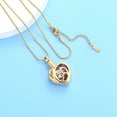 thumbnail image 4 of Crystal Cremation Jewelry Dolphin Heart Urn Necklace for Ashes for Women Crystal Heart Urn Locket Pendant Memorial Ashes Keepsake Necklace, 4 of 7