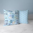 thumbnail image 4 of Elegant Elephant Paisley Throw Pillow in White 20x20, 4 of 5